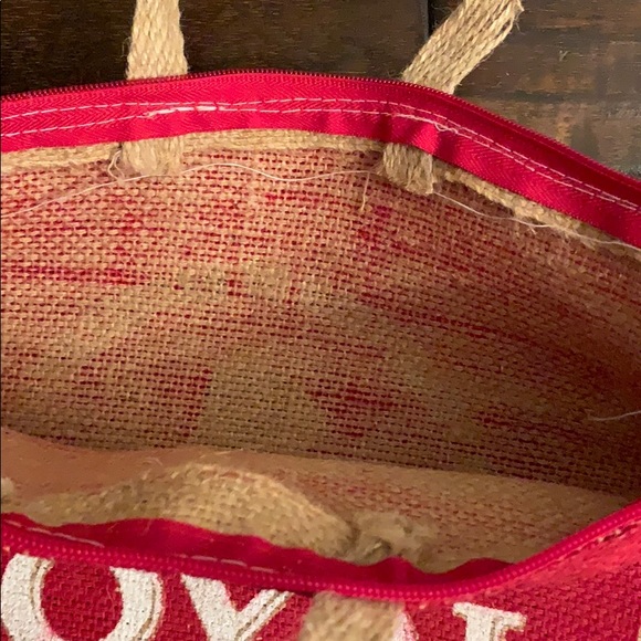 Royal Basmati Rice Burlap Zip Tote EUC! ⭐️⭐️⭐️ - Picture 5 of 6